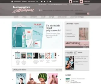 Nouvelles-Esthetiques.com(Découvrez le magazine des Nouvelles Esthétiques) Screenshot