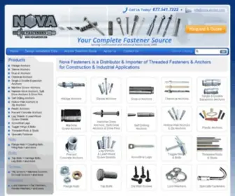 Nova-Anchor.com(Nova Fasteners) Screenshot