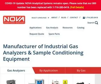 Nova-GAS.com(Nova Analytical) Screenshot