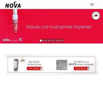 Nova-Implants.com(Nova Implants) Screenshot