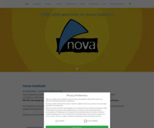 Nova-Institute.eu(Nova Institute) Screenshot