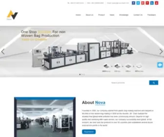 Nova-Mech.com(China Non Woven Bag Making Machine) Screenshot