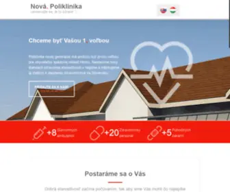 Nova-Poliklinika.sk(Poliklinika Šahy) Screenshot