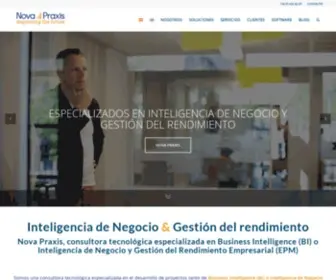 Nova-Praxis.com(Consultora Business Intelligence) Screenshot