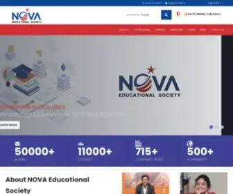 Nova.edu.in(Nova Educational Society) Screenshot