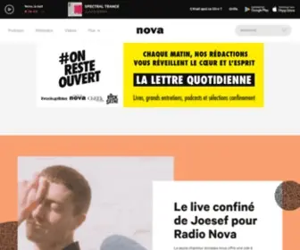 Nova.fr(Retrouvez tout le Grand Mix de Radio Nova) Screenshot