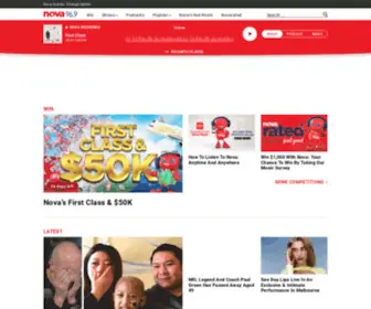 Nova100.com.au(Your Favourite Hit Music Station) Screenshot