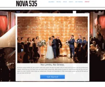 Nova535.com(Historic nova 535 downtown st. pete event space blends your vision with our 5) Screenshot