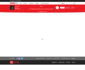 Nova919.com.au(Your Favourite Hit Music Station) Screenshot