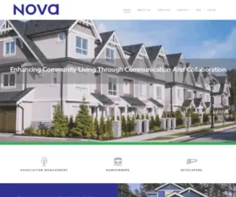 Novaamp.com(Community Association Management) Screenshot