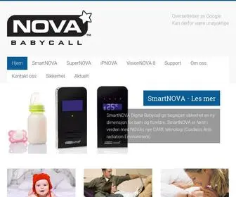 Novababy.com(Nova Babycall) Screenshot