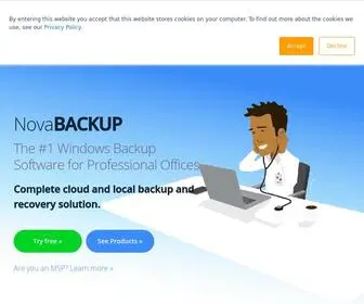 Novabackup.com(Novabackup) Screenshot