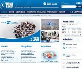 Novabanka.com(Početna) Screenshot