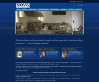 Novabuilders.com(Nova Builders) Screenshot