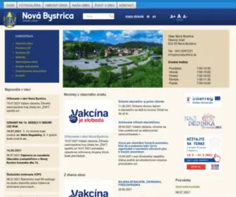 Novabystrica.sk(Úvod) Screenshot