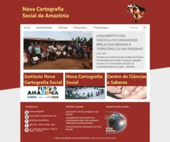 Novacartografiasocial.com(Nova Cartografia Social Da Amazônia) Screenshot