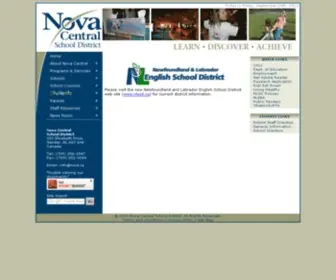 Novacentral.ca(Nova Central School District) Screenshot