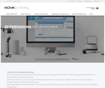 Novachron.com(Zeiterfassung mit smart time plus) Screenshot