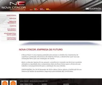 Novacitacor.pt(NOVA CITACOR) Screenshot