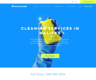 Novacleaners.ca(Nova Cleaners) Screenshot