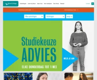 Novacollege.nl(ROC Nova College) Screenshot