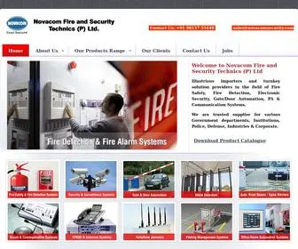 Novacomsecurity.com(Fire Safety Equipment) Screenshot