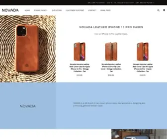 Novada.co.uk(Very Smart Genuine Leather iPhone 12 Cases & more) Screenshot