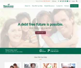 Novadebt.org(Nonprofit Debt Relief) Screenshot