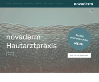 Novaderm.swiss(Novaderm SA) Screenshot