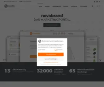 Novadex.com(Das Marketingportal für Ihr Unternehmen) Screenshot