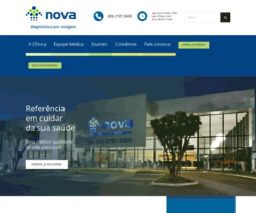Novadiagnostico.com.br(Página Principal) Screenshot