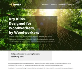 Novadrykiln.com(Quality Dry Kilns and Lumber Dry Kilns) Screenshot