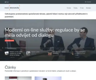 Novaekonomika.cz(Nová) Screenshot