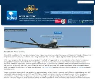 Novaelectric.com(Nova Electric) Screenshot