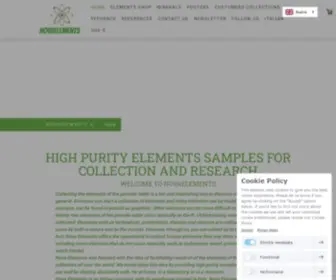 Novaelements.com(Buy Periodic Table Elements) Screenshot