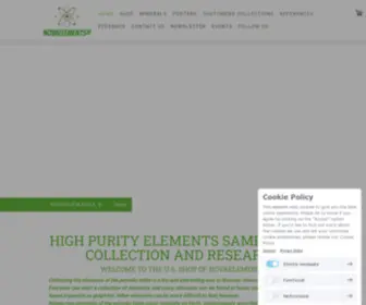 Novaelements.net(Buy Periodic Table Elements) Screenshot