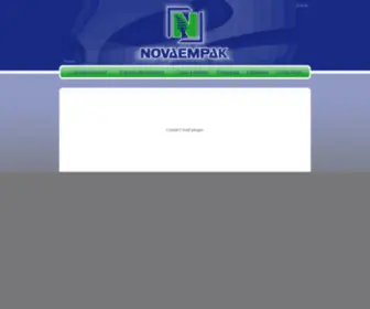 Novaempak.com(Equipos de empaque) Screenshot