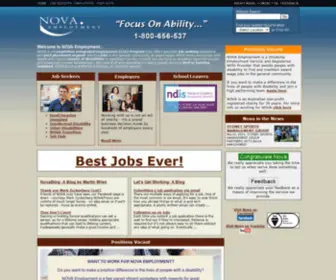 Novaemployment.com.au(Nova Employment) Screenshot