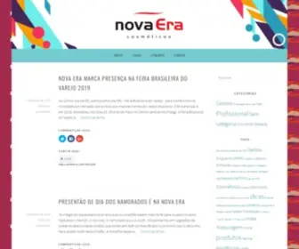 Novaerabeleza.com.br(Nova era cosméticos) Screenshot