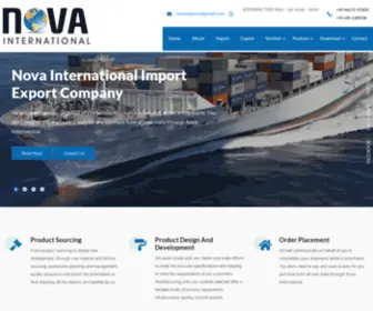 Novaexports.co.in(Exporter) Screenshot