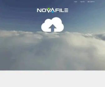 Novafile.com(Filehosting) Screenshot
