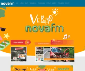Novafm103.com.br(Nova FM) Screenshot