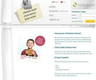 Novafood.ca(Nova Food Services) Screenshot