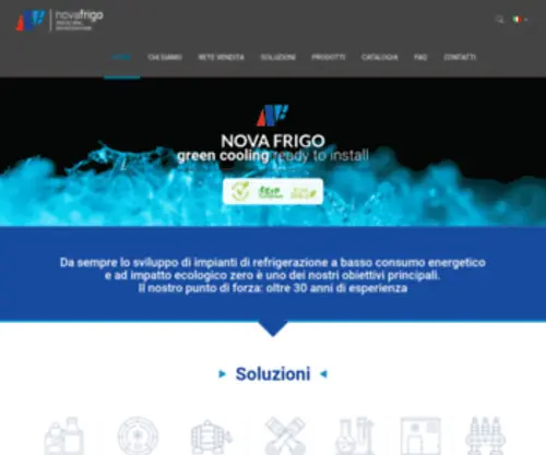 Novafrigo.it(Refrigerazione industriale) Screenshot