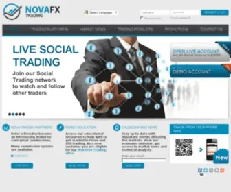 NovafXtrading.com(novafxtrading) Screenshot