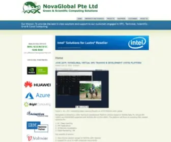 NovaGlobal.com.sg(An AI & HPC Company) Screenshot