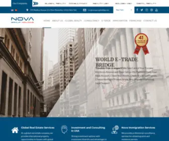 Novagroupholding.com(Nova Group Holding) Screenshot