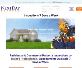 Novahomeinspectors.com(NextDay Inspect® Home Inspectors) Screenshot