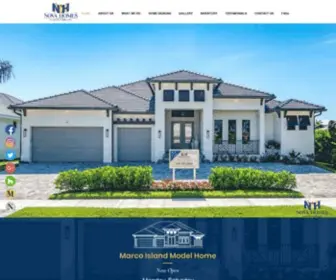 Novahomesbuilder.com(Nova Homes of South Florida) Screenshot