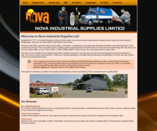 Novaindustrial.ca(New Minas) Screenshot